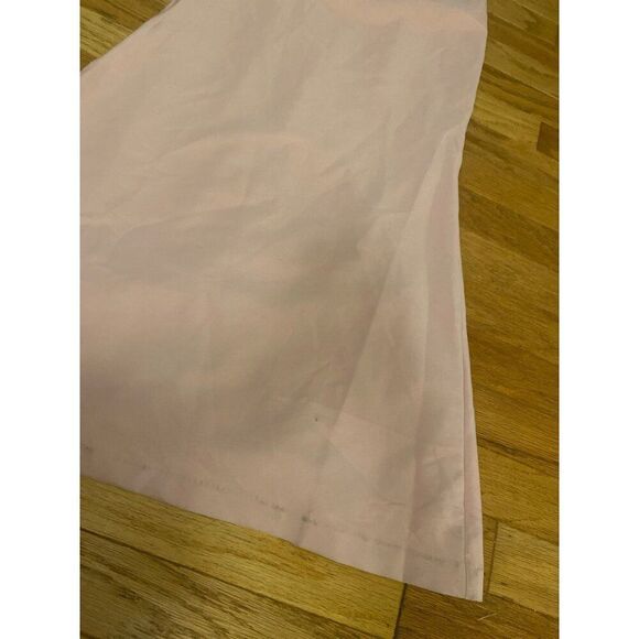 NWOT JS Collection women's Elegant Blush Pink Lace neck Mermaid long Dress sz 10 - Picture 3 of 10